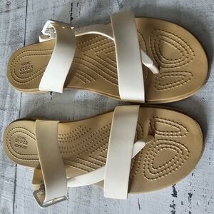 CROCS White Sandals Minimalist Comfort